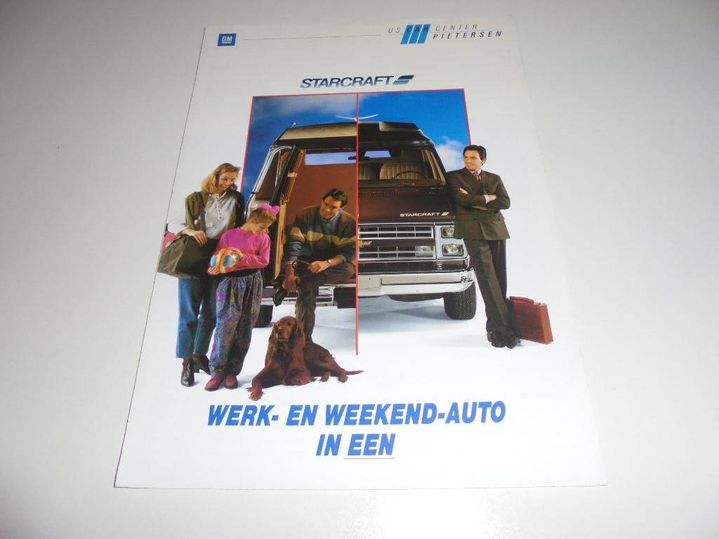 brochure Chevy 20 Starcraft, Ophalen of Verzenden, Nieuw, Overige merken