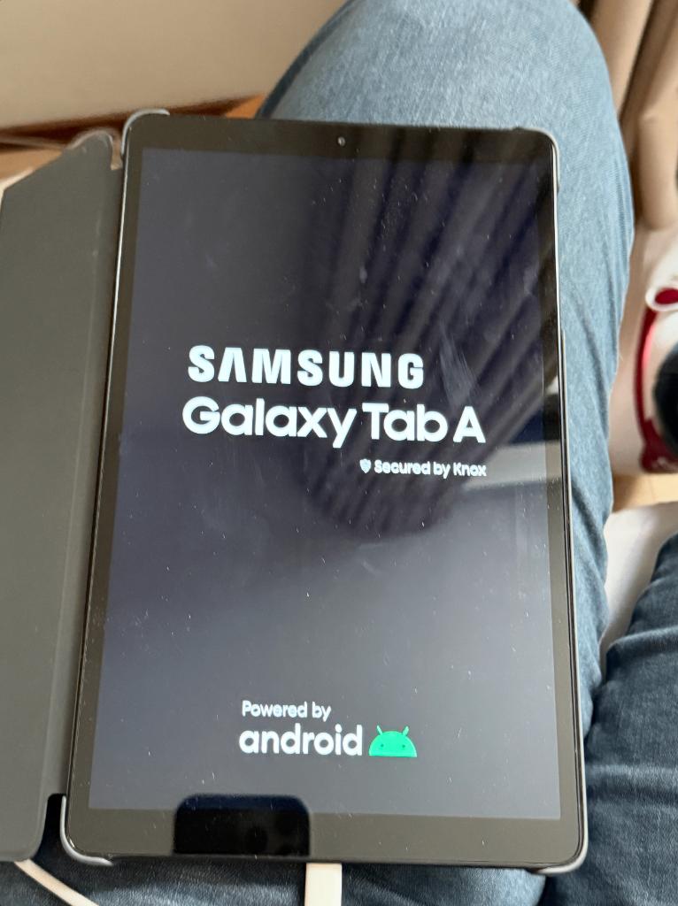Samsung Galaxy Tab A incl originele flipcover, Computers en Software, Android Tablets, 10 inch, Ophalen of Verzenden, Zo goed als nieuw