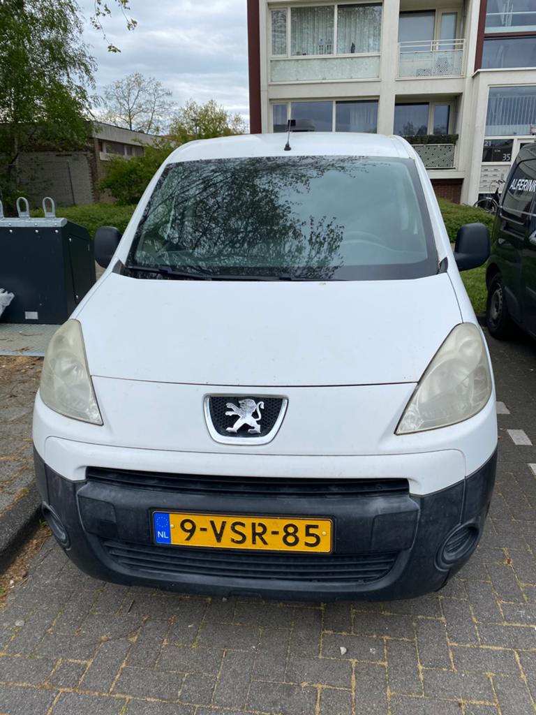 Peugeot Partner 1.6 HDI 66KW 2012, Voorwielaandrijving, Euro 5, 4 cilinders, Wit