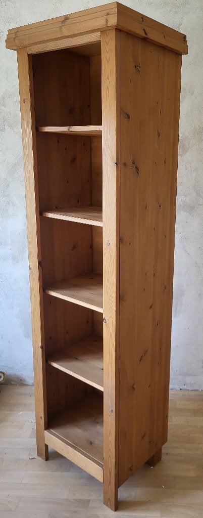 stevig grenen boeken/vakkenkastje 1.90 hoog zie foto's, Ophalen, Gebruikt, 50 tot 100 cm, 150 tot 200 cm