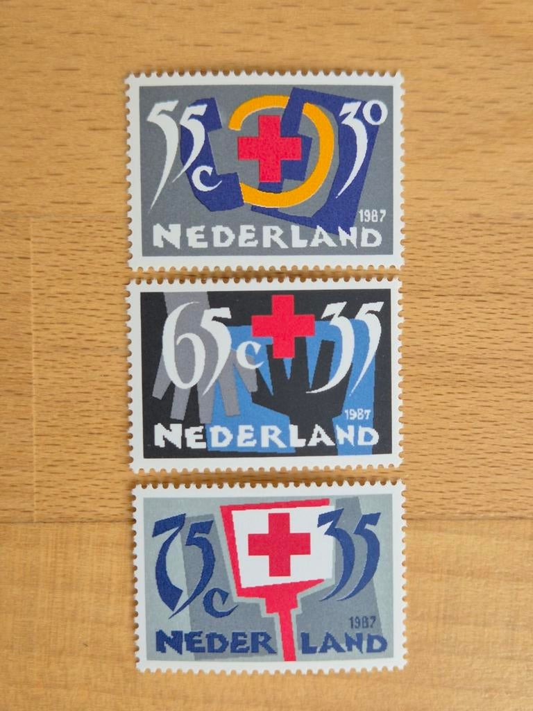 Nederland 1987 Rode Kruis, Ophalen of Verzenden, Na 1940, Postfris
