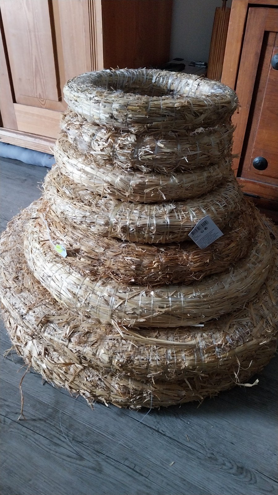 Stapel rieten kransen!, Huis en Inrichting, Woonaccessoires | Kransen, Ophalen, Nieuw, Krans, Natuurlijk materiaal