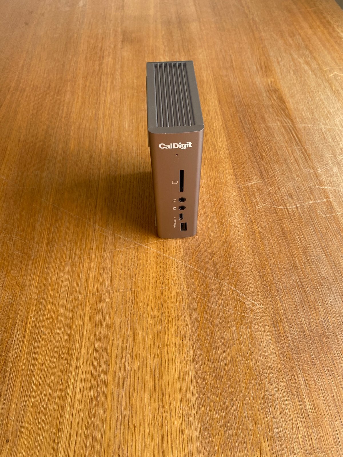 Caldigit TS3 Plus Thunderbolt 3 Dock, Computers en Software, Dockingstations, Ophalen of Verzenden, Gebruikt, Docking station