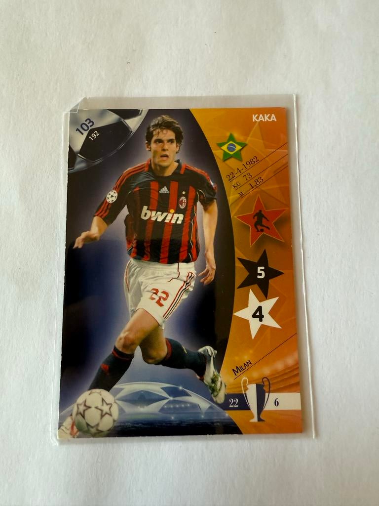 Kaka Spelerskaart AC Milan Voetbalkaart, Verzamelen, Sportartikelen en Voetbal, Zo goed als nieuw, Spelerskaart, Buitenlandse clubs