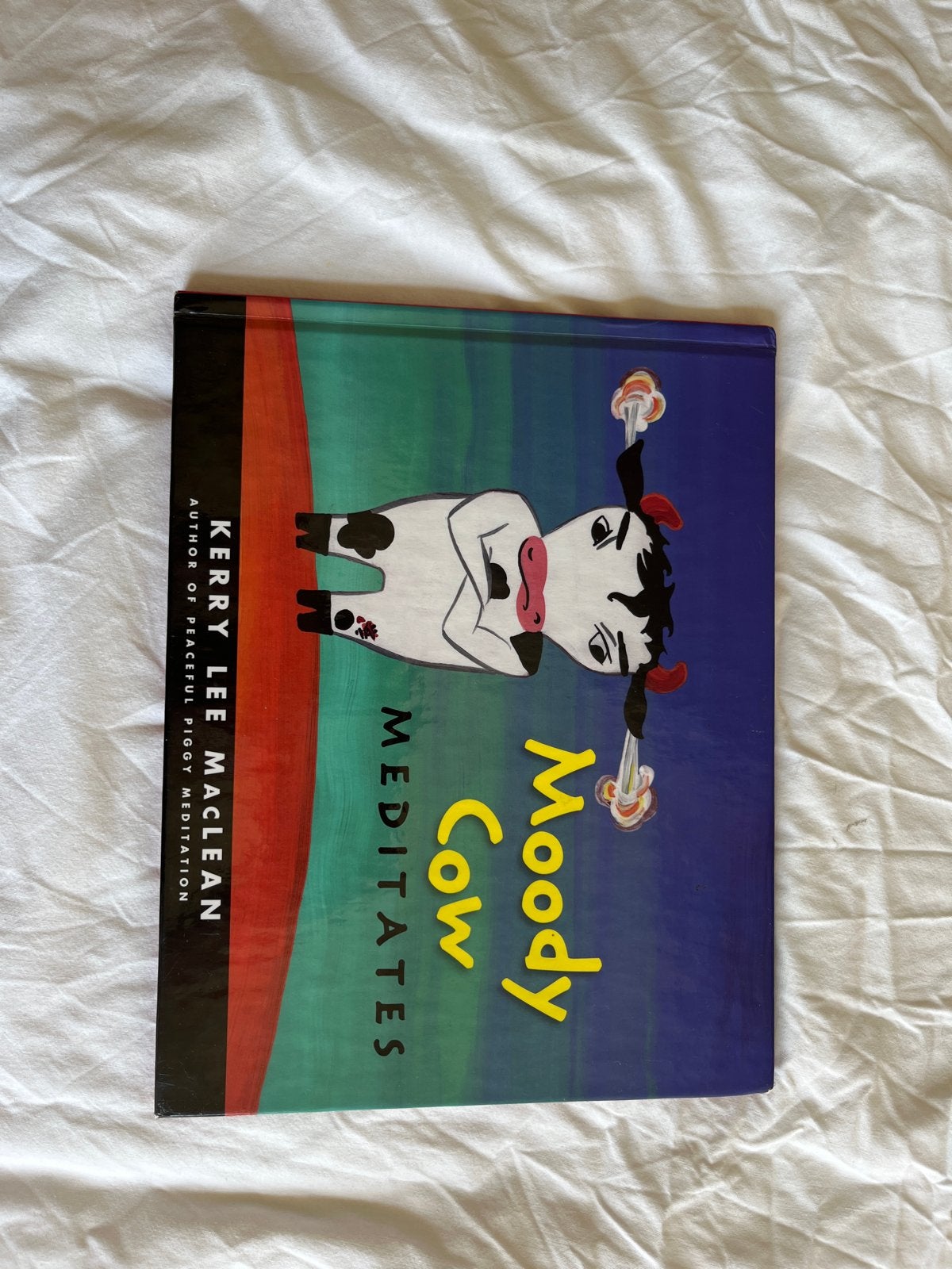 Moody Cow Meditates- kinderboek in het Engels, Ophalen of Verzenden, Zo goed als nieuw, 3 tot 4 jaar