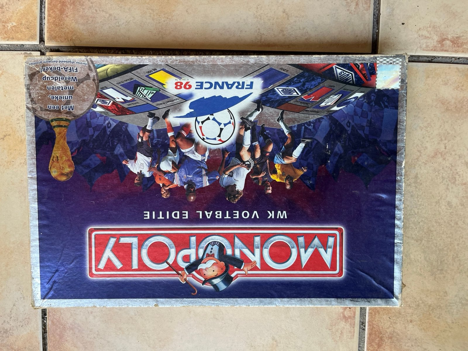 Monopoly worldcup editie France1998, Een of twee spelers, Ophalen of Verzenden, Gebruikt