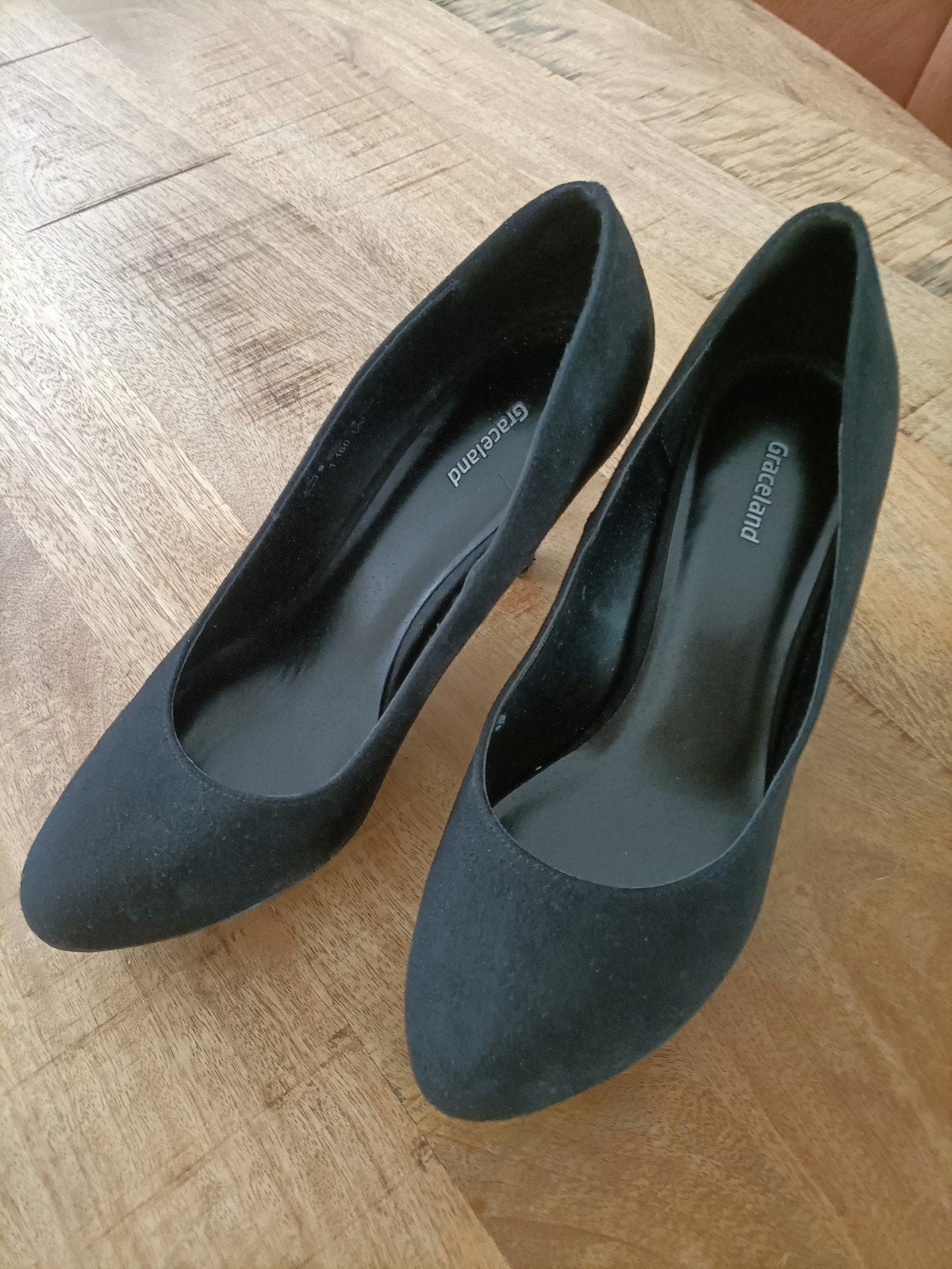 zwarte pumps maat 40, Ophalen, Zo goed als nieuw, Zwart
