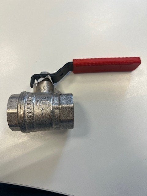 Kogel afsluiter 1", Overige materialen, Overige typen, Ophalen of Verzenden, Zo goed als nieuw