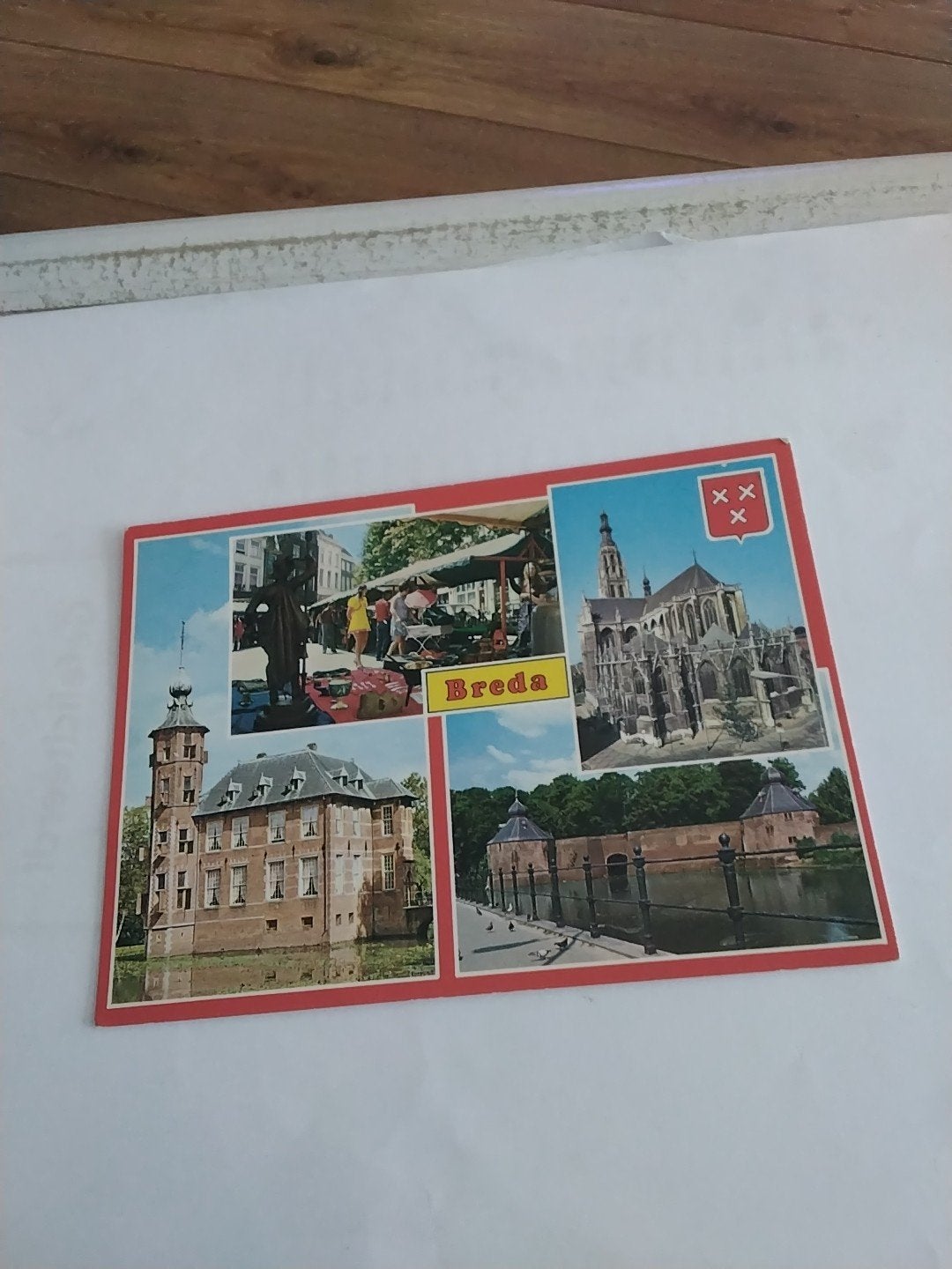 Vintage Ansichtkaart Breda - Meerdere Zichten, Ophalen of Verzenden, 1960 tot 1980, Ongelopen, Noord-Brabant