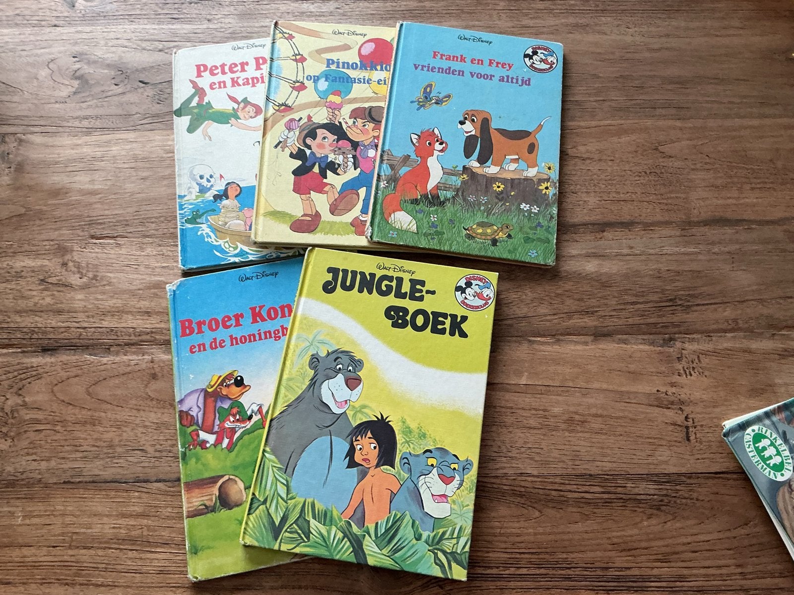 Disney Boekjes: Peter Pan, Pinokkio, Frank en Frey, Jungle B, Boeken, Ophalen of Verzenden, Gelezen, Sprookjes