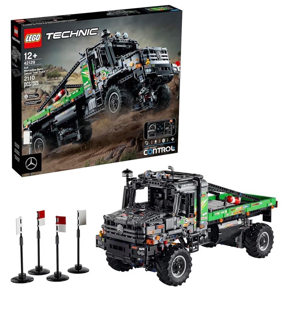 LEGO Technic 42129 Mercedes-Benz Zetros Trial Truck, Ophalen, Lego, Zo goed als nieuw, Complete set