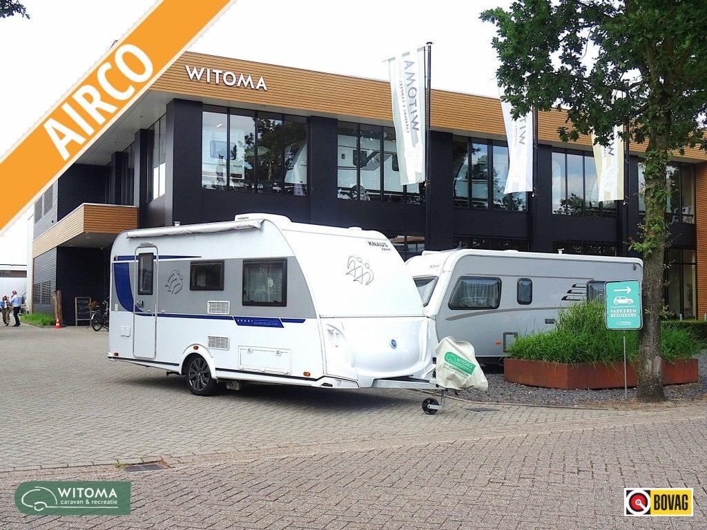 Knaus Sport Silver Selection 420 QD Aircondition, Caravans en Kamperen, Caravans, Bedrijf, Treinzit, Tot en met 3, Schokbreker