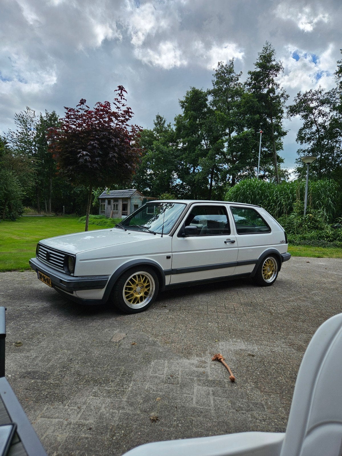 Volkswagen Golf 1.6 51KW U9 1989 Wit, Voorwielaandrijving, 4 cilinders, Wit, 1200 kg