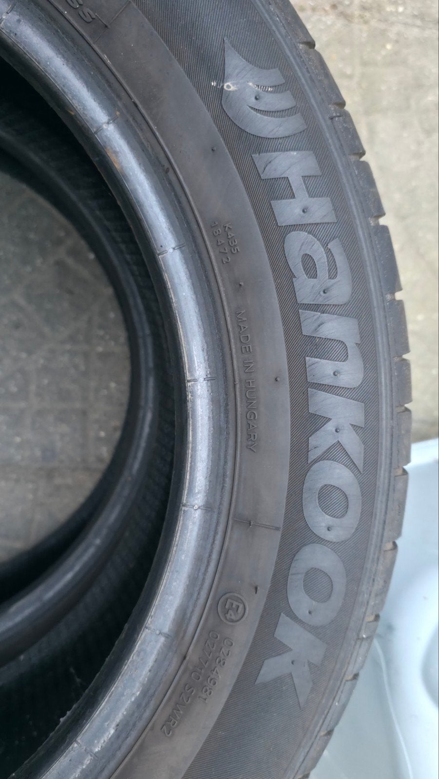 Vier zomerbanden X2 van Hankook en X2 van Minerva, Ophalen, Gebruikt