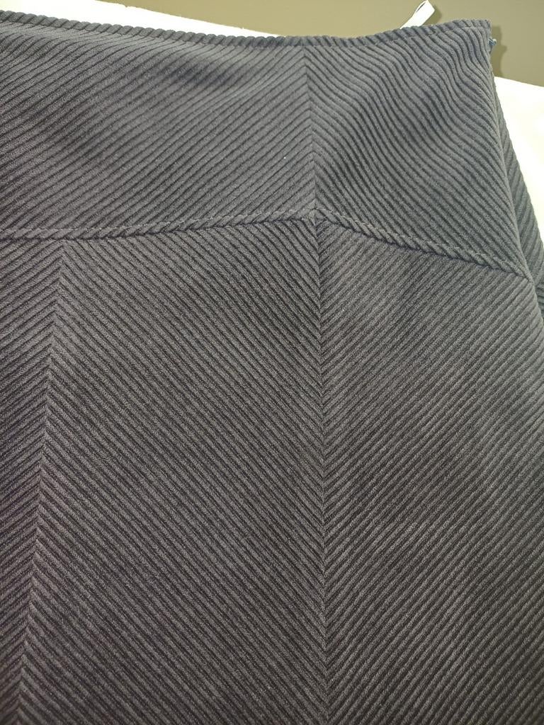 Chocoladebruine ribfluwelen klokkende rok - Gerry Weber, Kleding | Dames, Rokken, Maat 38/40 (M), Bruin, Ophalen of Verzenden