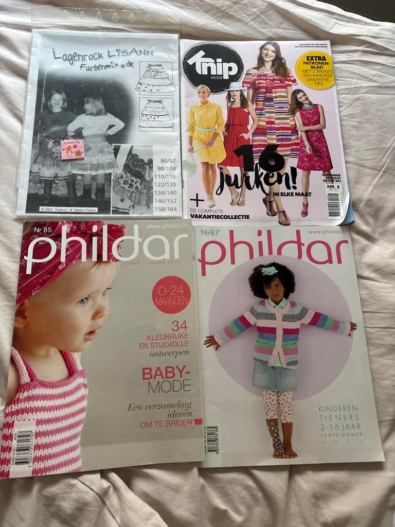 Knipmode en Phildar breimagazines, Ophalen of Verzenden, Gebruikt, Overige typen