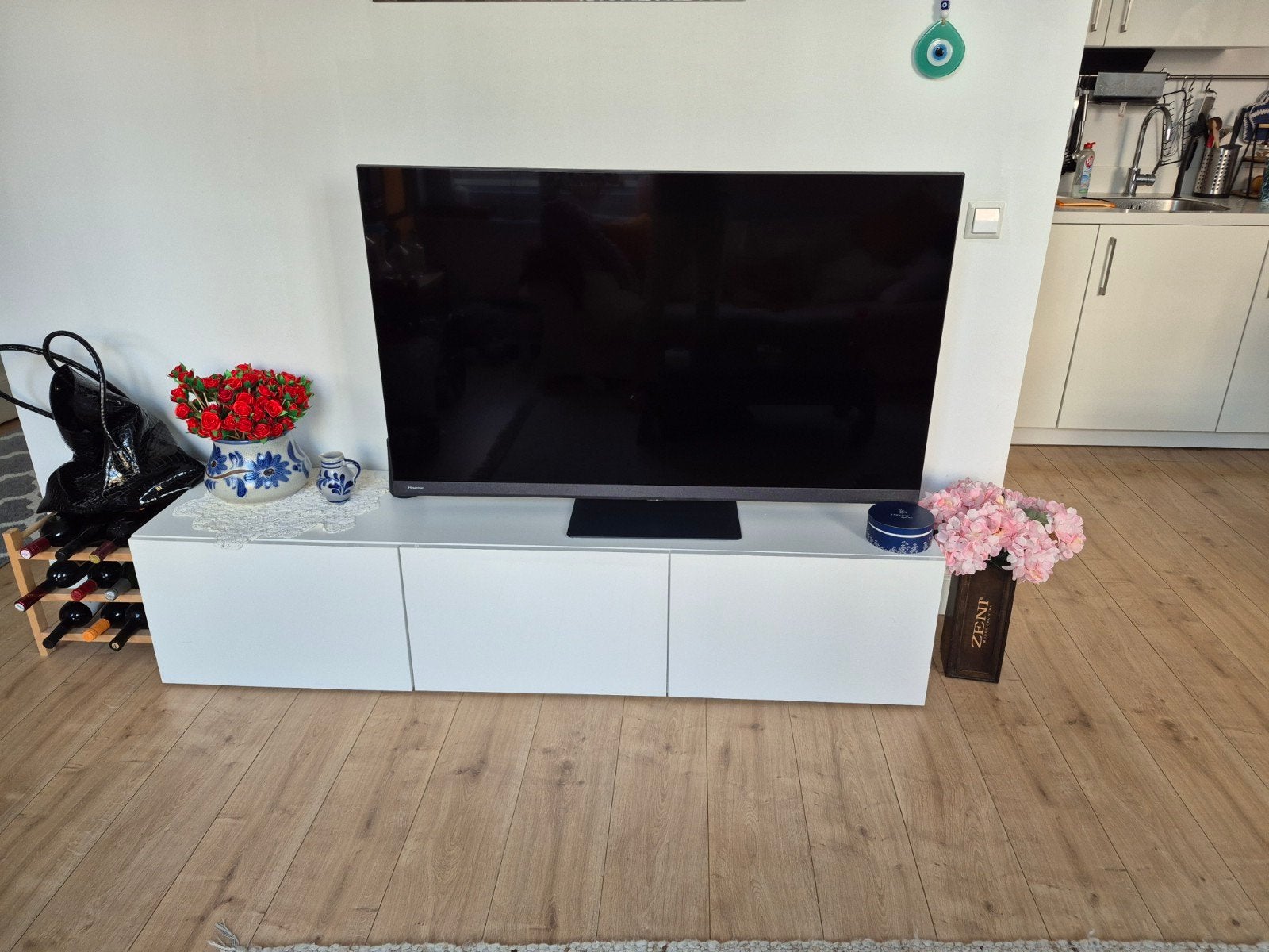 Hisense ULED 55U8KQ 55" Mini-LED 4K Smart TV (z.g.a.n.), 50 Hz, Zo goed als nieuw, 100 cm of meer, Ophalen