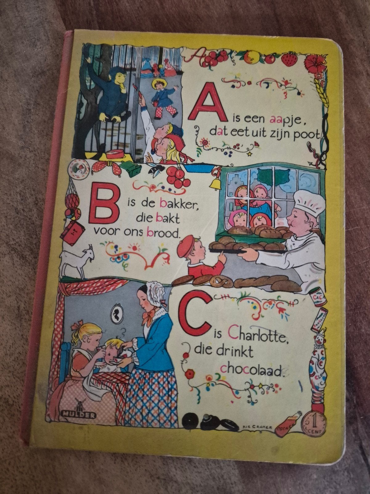 Vintage ABC Boekje Mulder & Zoon - Jaren '40/'50, Ophalen of Verzenden