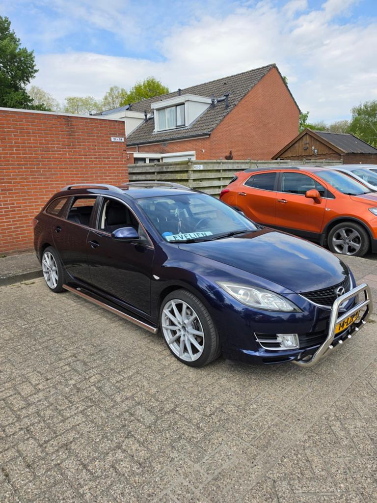 Mazda 6 2.0 Sportbreak 2010 Blauw, Auto's, Mazda, Voorwielaandrijving, 1330 kg, Stof, 4 cilinders