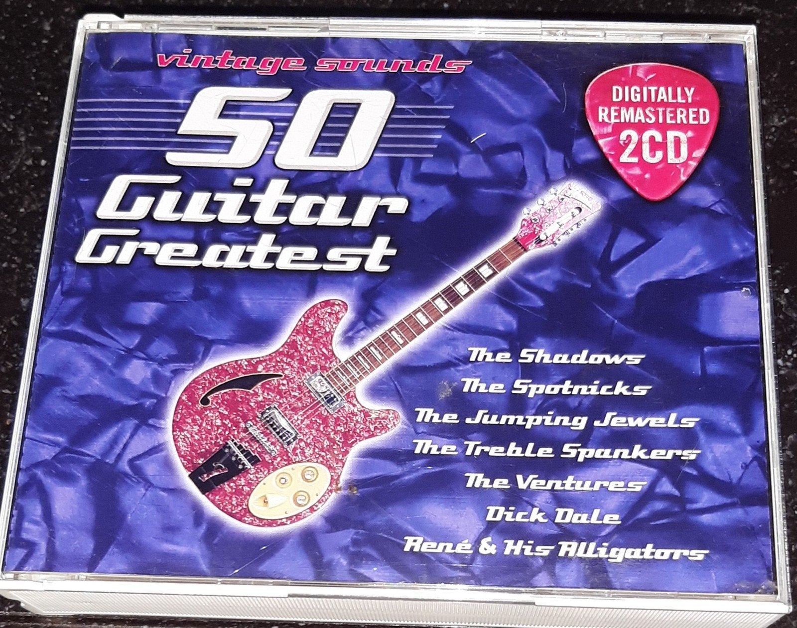 50 guitar greatest vintage sounds 2cdbox, Boxset, Ophalen of Verzenden, Rock-'n-roll, Remastered