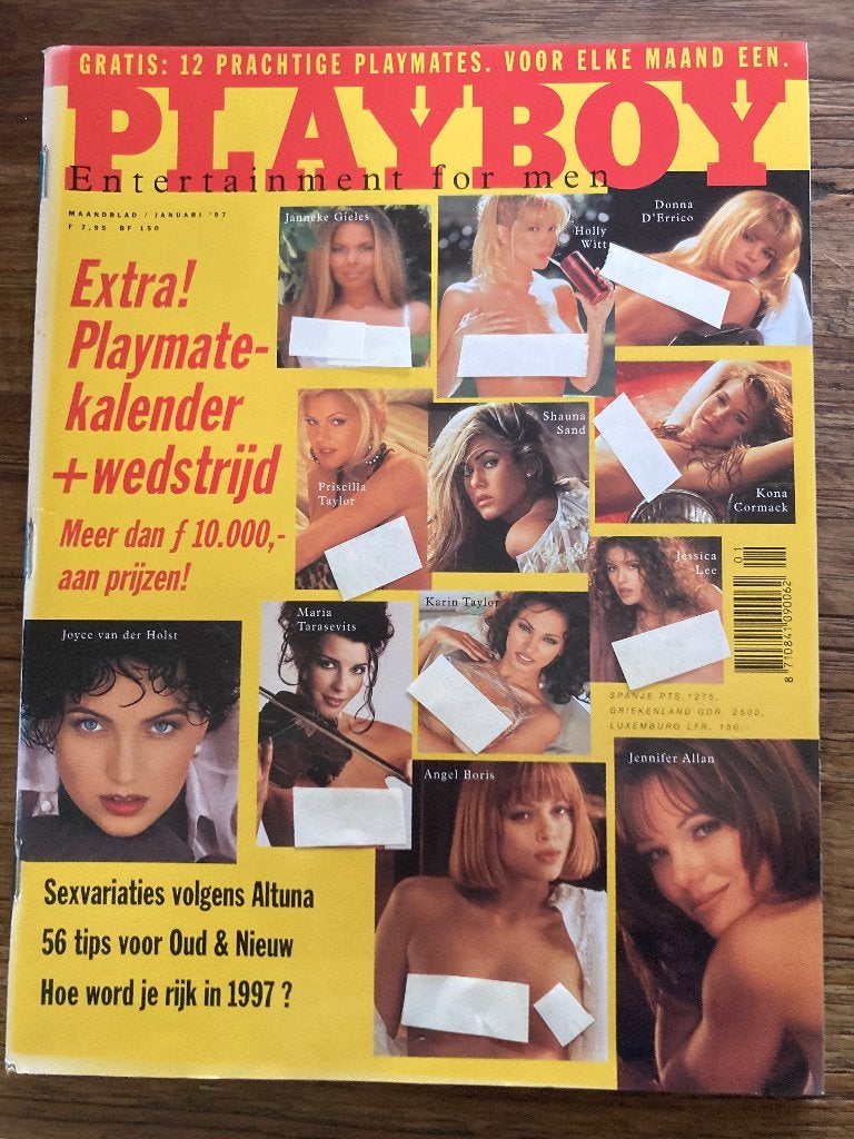 Playboy Januari 1997, Ophalen of Verzenden, Zo goed als nieuw, Muziek, Film of Tv