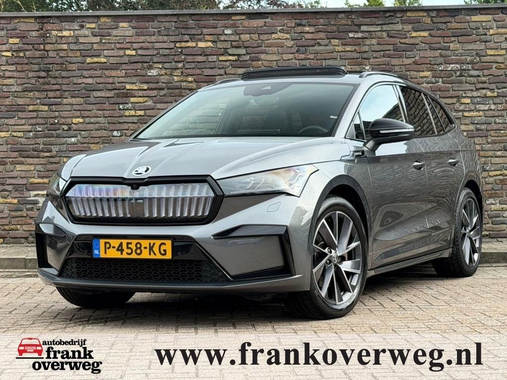Skoda ENYAQ 80 SPORTLINE SOH 96% Panodak Trekhaak ACC, Automaat, Achterwielaandrijving, 495 min, Origineel Nederlands