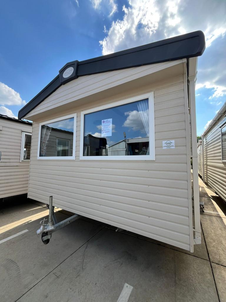 Atlas Mooring 2020 / 370 x 10.50 /DUBBELGLAS & CV + Gebracht, Caravans en Kamperen, Stacaravans, Tot en met 4