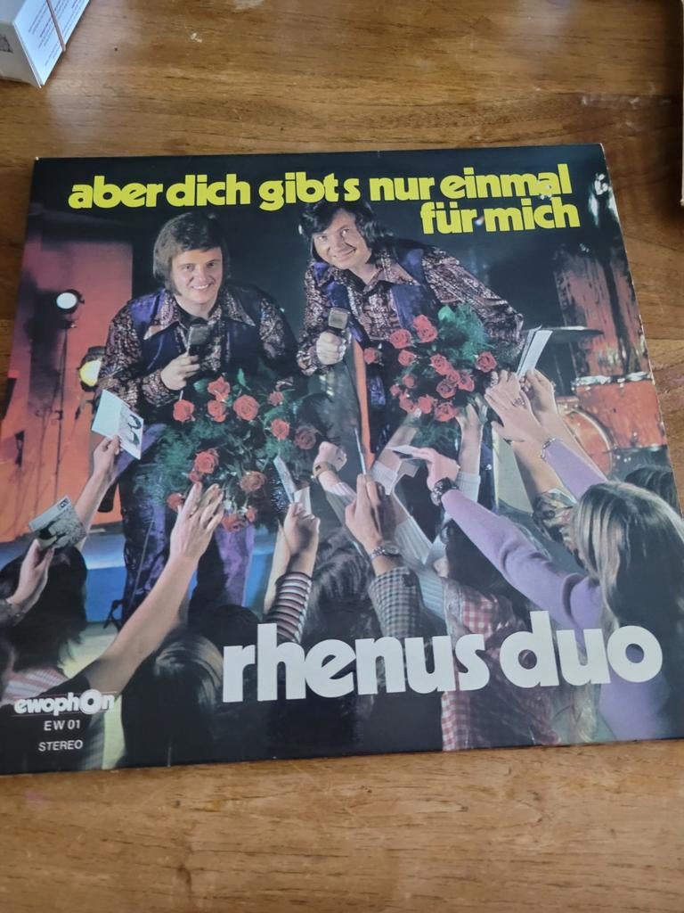 Top lp rhenus duo met handtekening, Ophalen of Verzenden, Zo goed als nieuw, Overige formaten, Levenslied of Smartlap