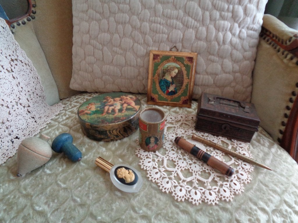 Prachtig Lot Brocante / Antieke Spullen ** Mimosa **, Ophalen of Verzenden