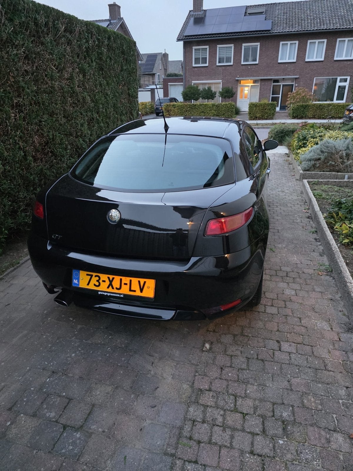 Alfa Romeo GT 1.8 TS 2007 Zwart, Auto's, Voorwielaandrijving, 4 cilinders, 400 kg, Zwart