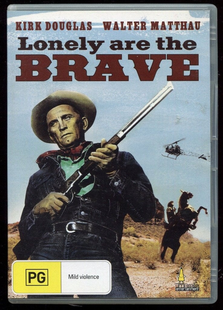 Lonely Are the Brave (1962) DVD Kirk Douglas Walter Matthau, 1960 tot 1980, Engels, Alle leeftijden, Ophalen of Verzenden