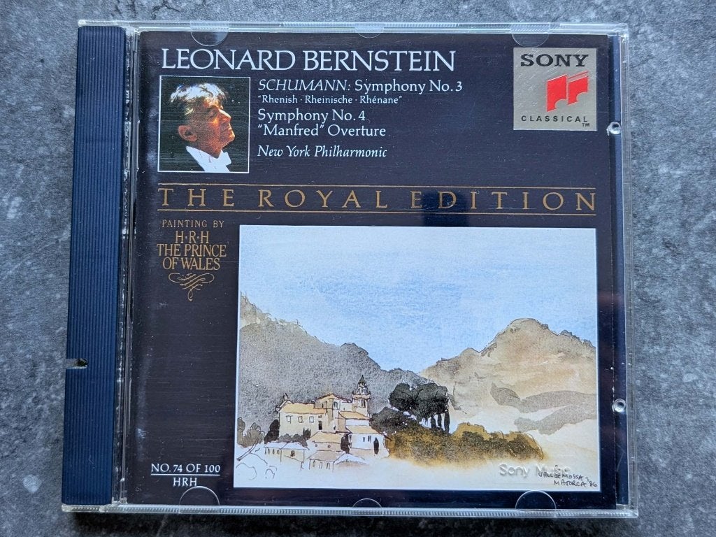 Schumann Symphonie 3&4 (Leonard Bernstein), Ophalen of Verzenden, Classicisme, Gebruikt, Kamermuziek
