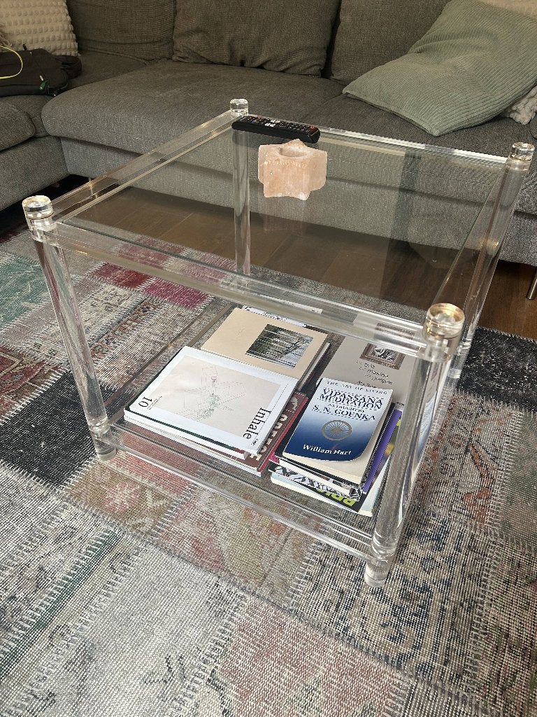 Clear Coffee Table - Doorzichtige salontafel, Ophalen, 50 – 75, Gebruikt, 50 tot 100 cm