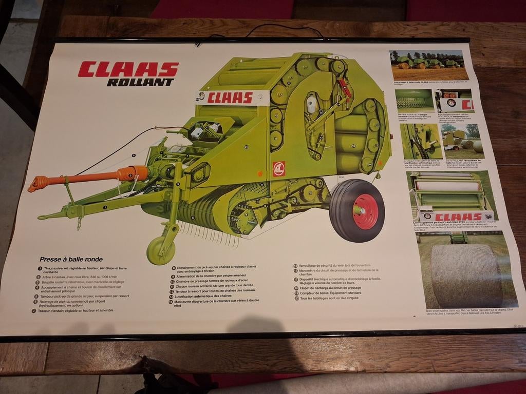 Claas poster, Boeken, Catalogussen en Folders, Ophalen of Verzenden