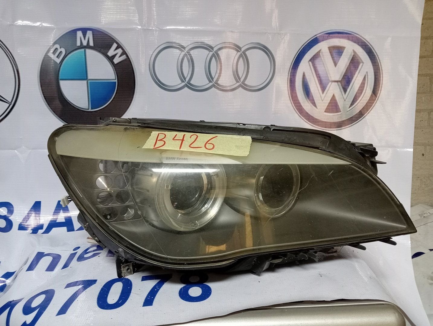 Koplamp BMW 5 Serie E60 Koplamp rechts 7182138, Gebruikt, -, -, Ophalen of Verzenden
