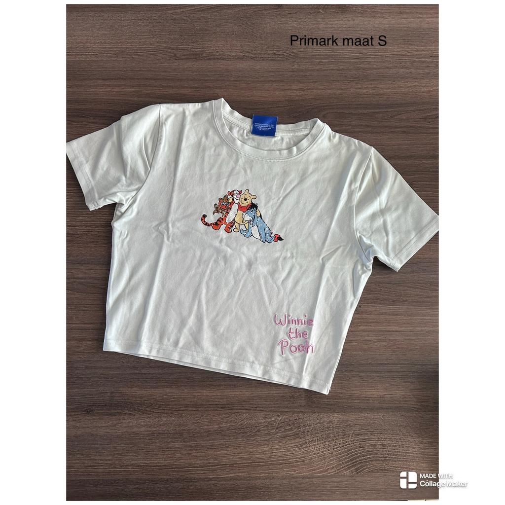Primark Winnie the Pooh T-shirt maat S, Wit, Ophalen of Verzenden, Korte mouw, Maat 36 (S)