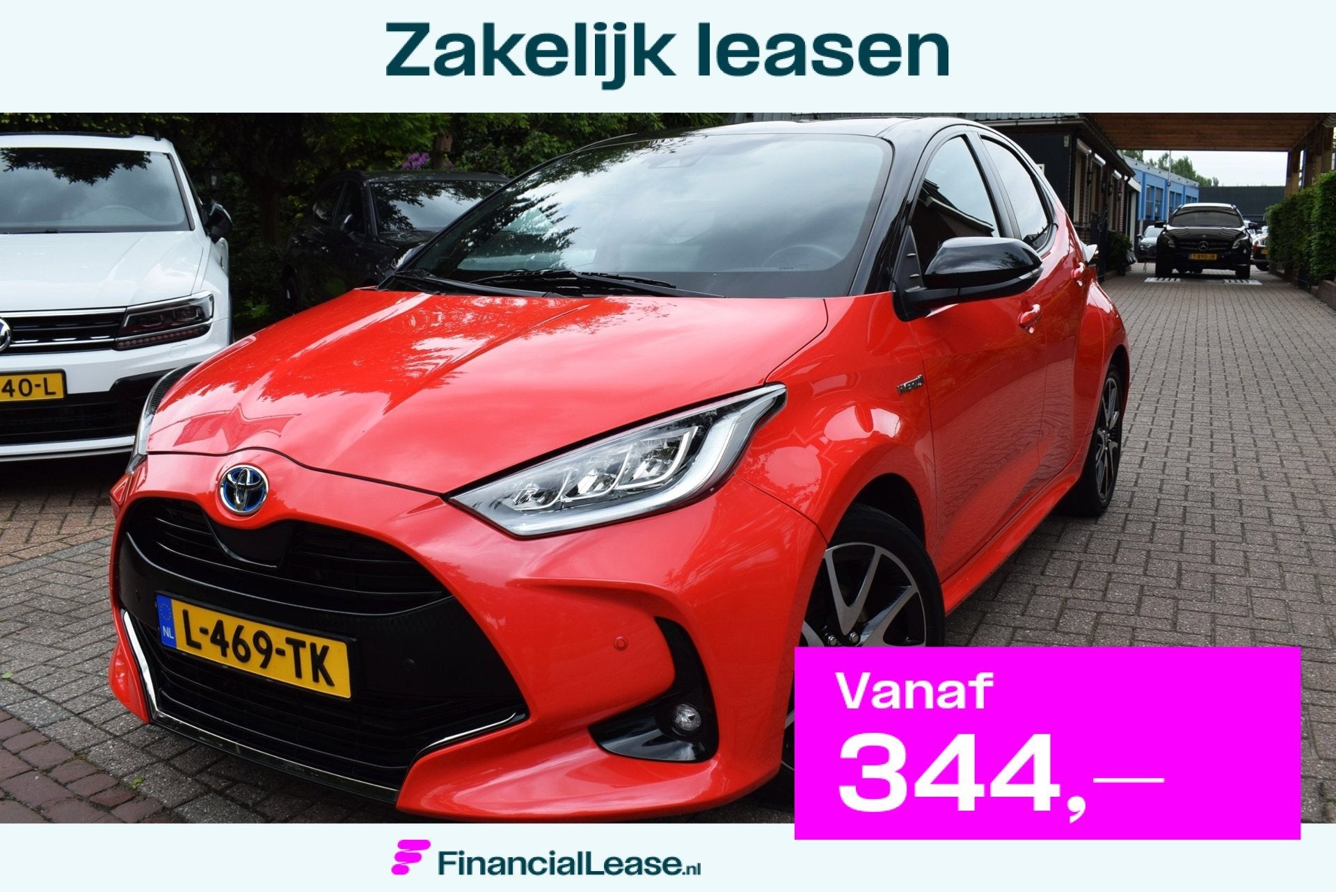 Toyota Yaris 1.5 Hybrid Launch Edition AUTOM/NAVI/ADAP-CRUIS, 450 kg, Gebruikt, 49 €/maand, 1490 cc