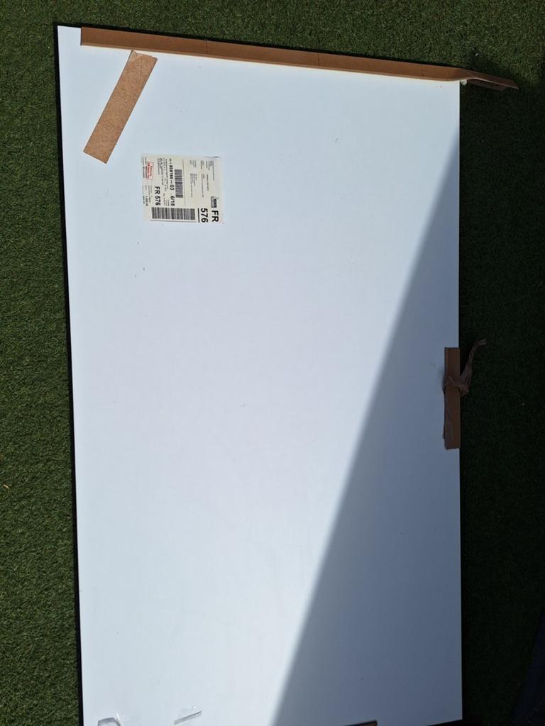 Wit tafelblad 160x90 cm, Huis en Inrichting, Tafels | Eettafels, Ophalen, Nieuw, 50 tot 100 cm, 150 tot 200 cm