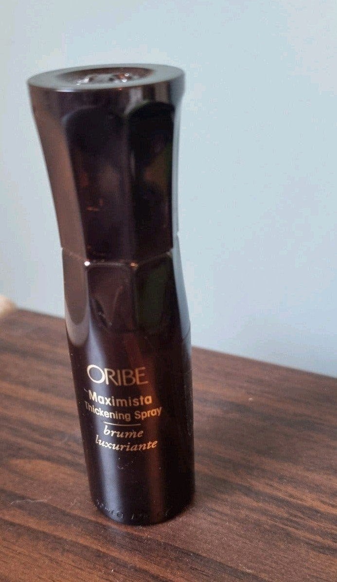 Oribe Maximista Thickening Spray 50 ml, Ophalen of Verzenden, Zo goed als nieuw, Gel, Wax, Haarlak of Mousse