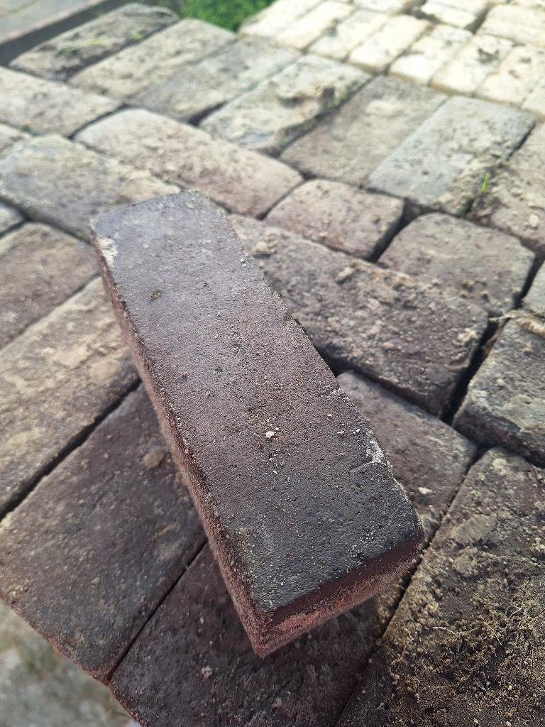 Mooie gebakken klinkers dik formaat, Ophalen, Overige materialen, Gebruikt, Klinkers