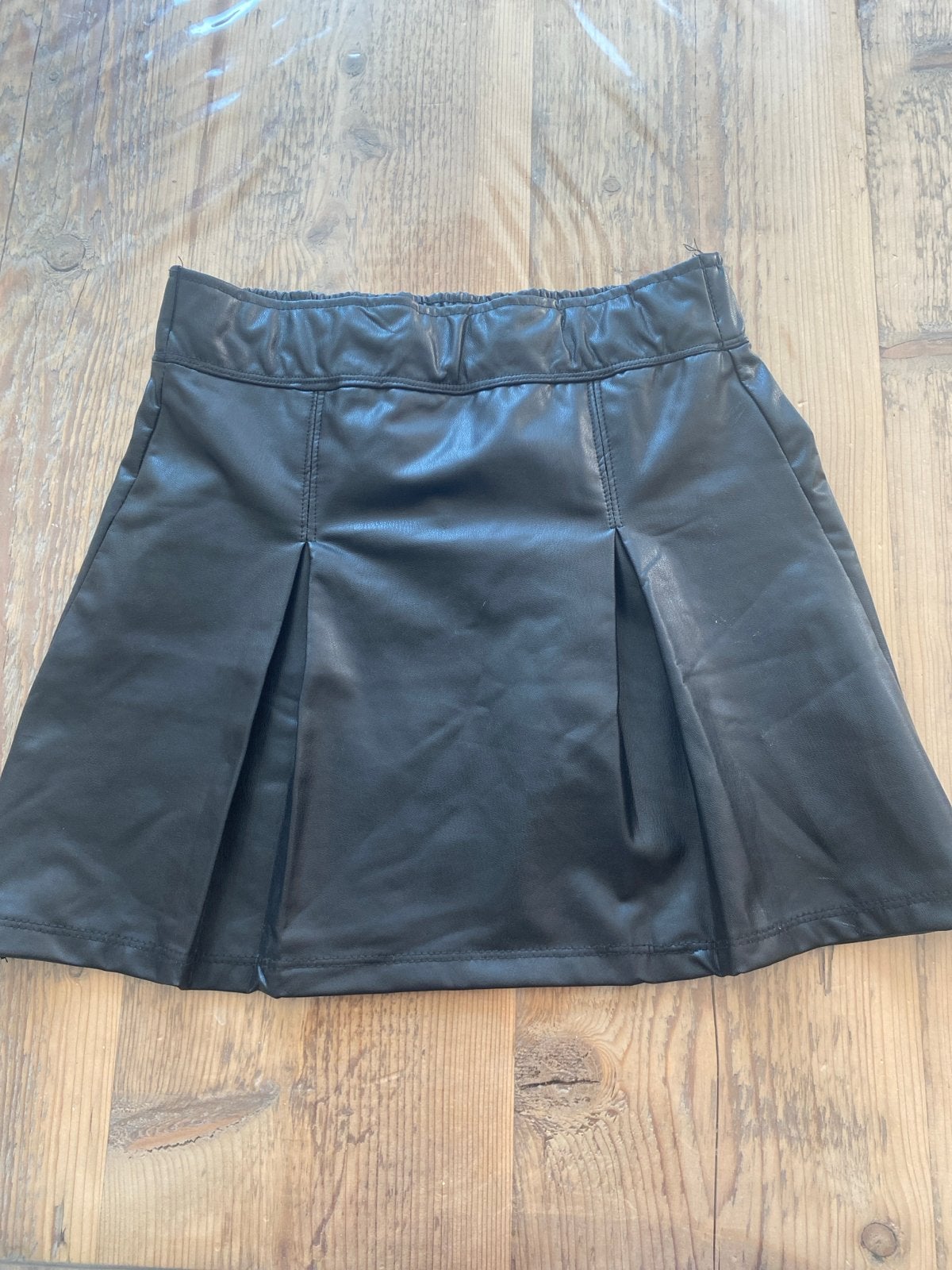 Zeeman Zwart Kunstleren Rokje Maat 146/152, Ophalen of Verzenden, Zo goed als nieuw, Meisje, Jurk of Rok