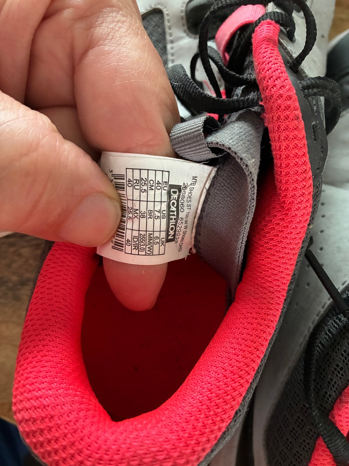 Rockrider MTB schoenen maat 40, Gebruikt, Schoenen, Overige maten, Ophalen of Verzenden
