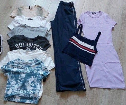 Gaaf zomers kledingpakket meiden XS, New Yorker, Ophalen of Verzenden, Zo goed als nieuw