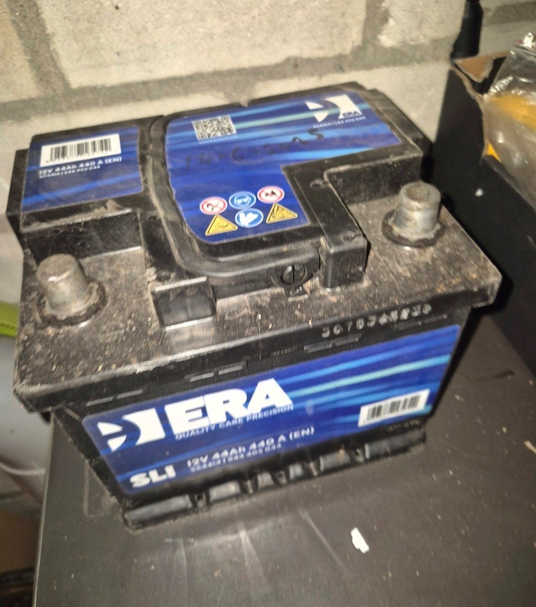 ERA 12V 44Ah 440A (EN) Accu, Gebruikt, Universele onderdelen