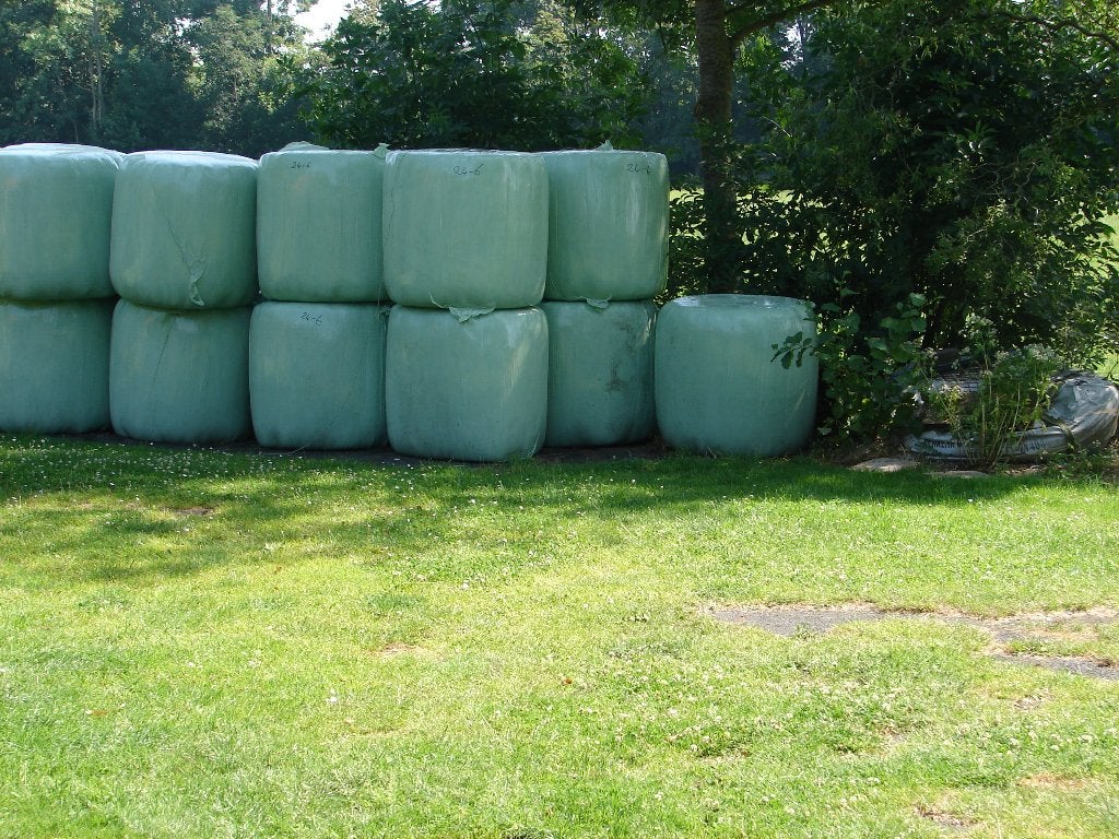 Te koop midi balen hooi / kuil, Ophalen, Vee