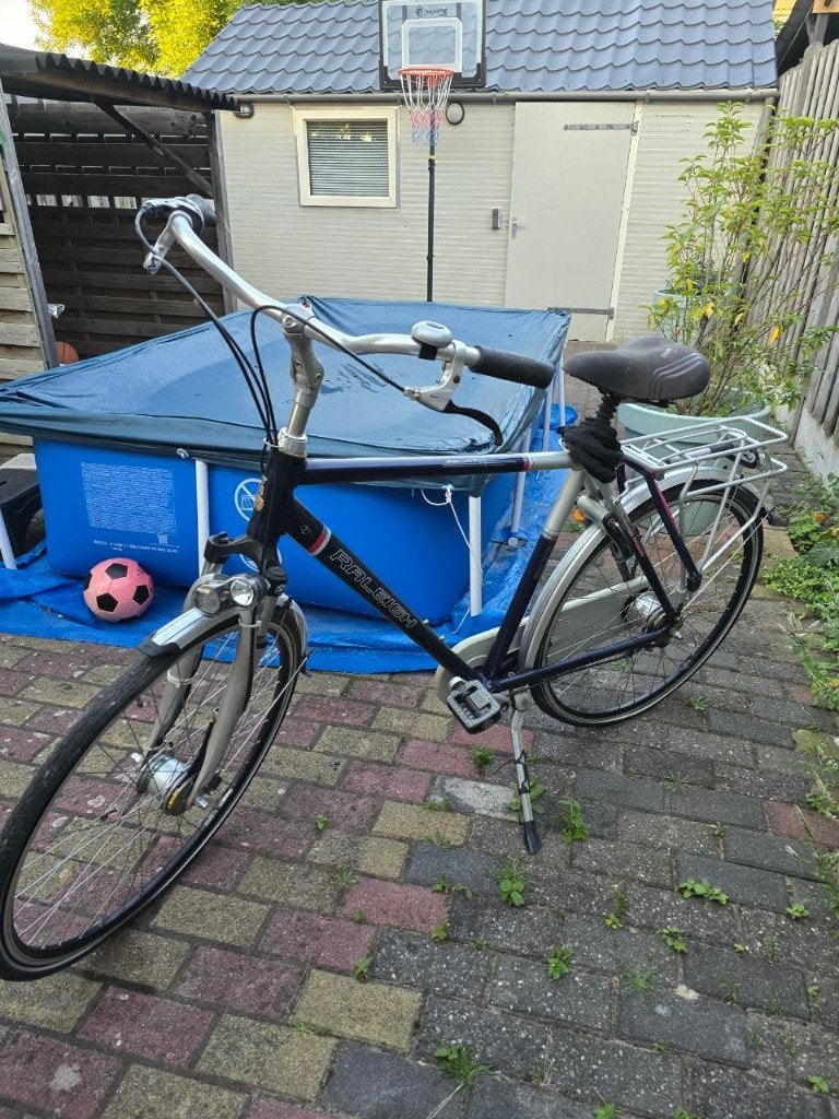 Raleigh herenfiets – goede staat – weinig gebruikt, Gebruikt, Velgrem, Versnellingen, Ophalen
