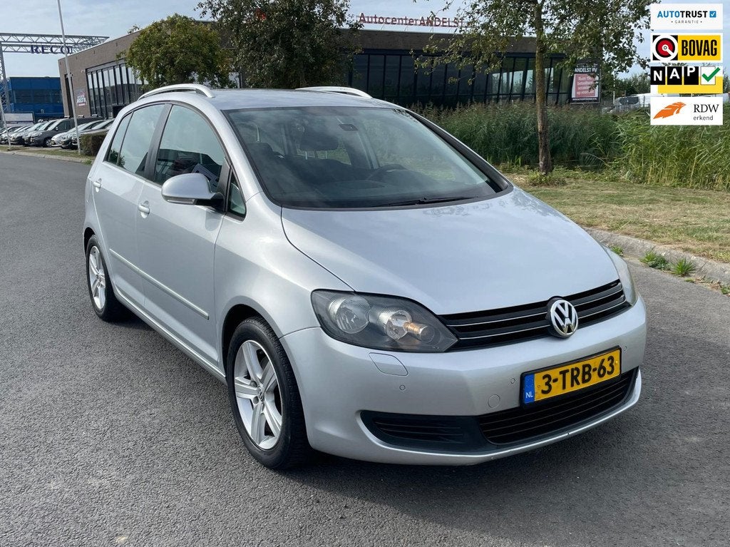 Volkswagen Golf Plus 1.4 TSI Highline Aut, Trekhaak, Navi, P, Auto's, Volkswagen, Euro 5, Stof, Gebruikt, Zwart