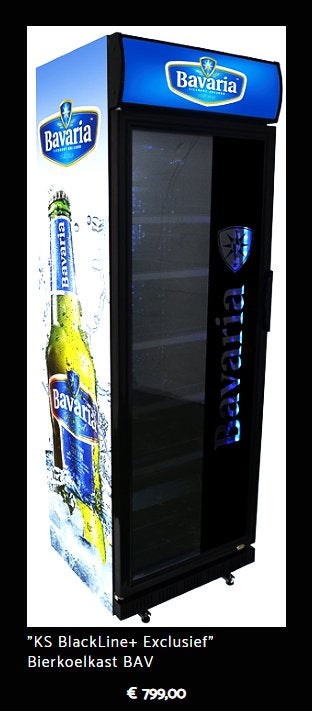 Bavaria Bier koelkast  keuze uit 7 ''De Kornschuur'', Ophalen, Zonder vriesvak, 200 liter of meer, Nieuw