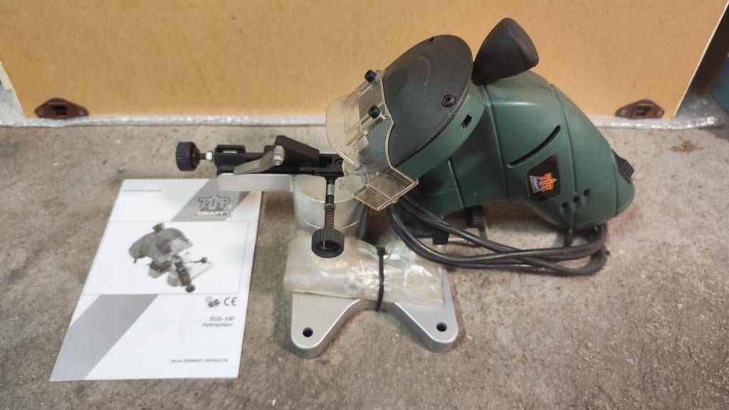 Top Craft TCS-130 kettingslijper, Ophalen, Minder dan 700 watt, Werkbankslijpmachine