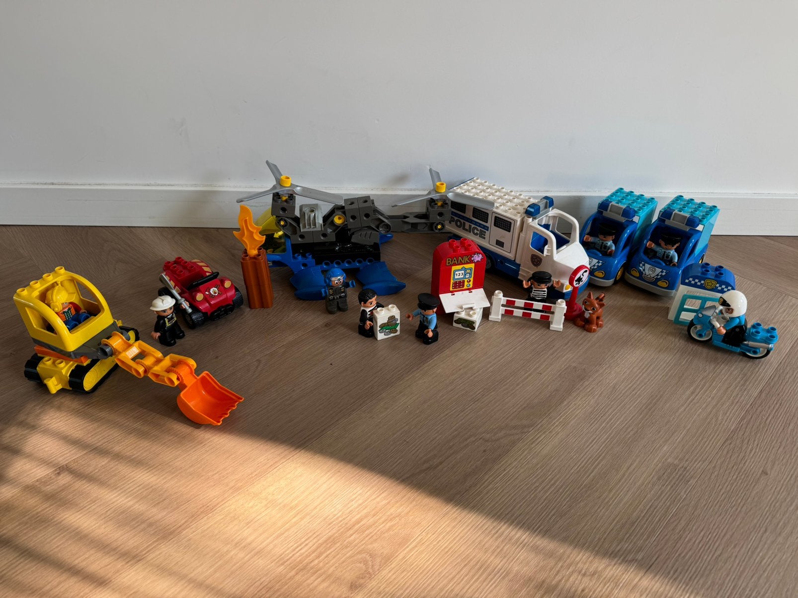 Duplo grote voertuigenset, Ophalen of Verzenden, Zo goed als nieuw, Duplo